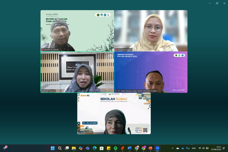 PGMI FITK UIN Jakarta Libatkan Dosen sebagai Penguji Microteaching Mahasiswa IPRIJA